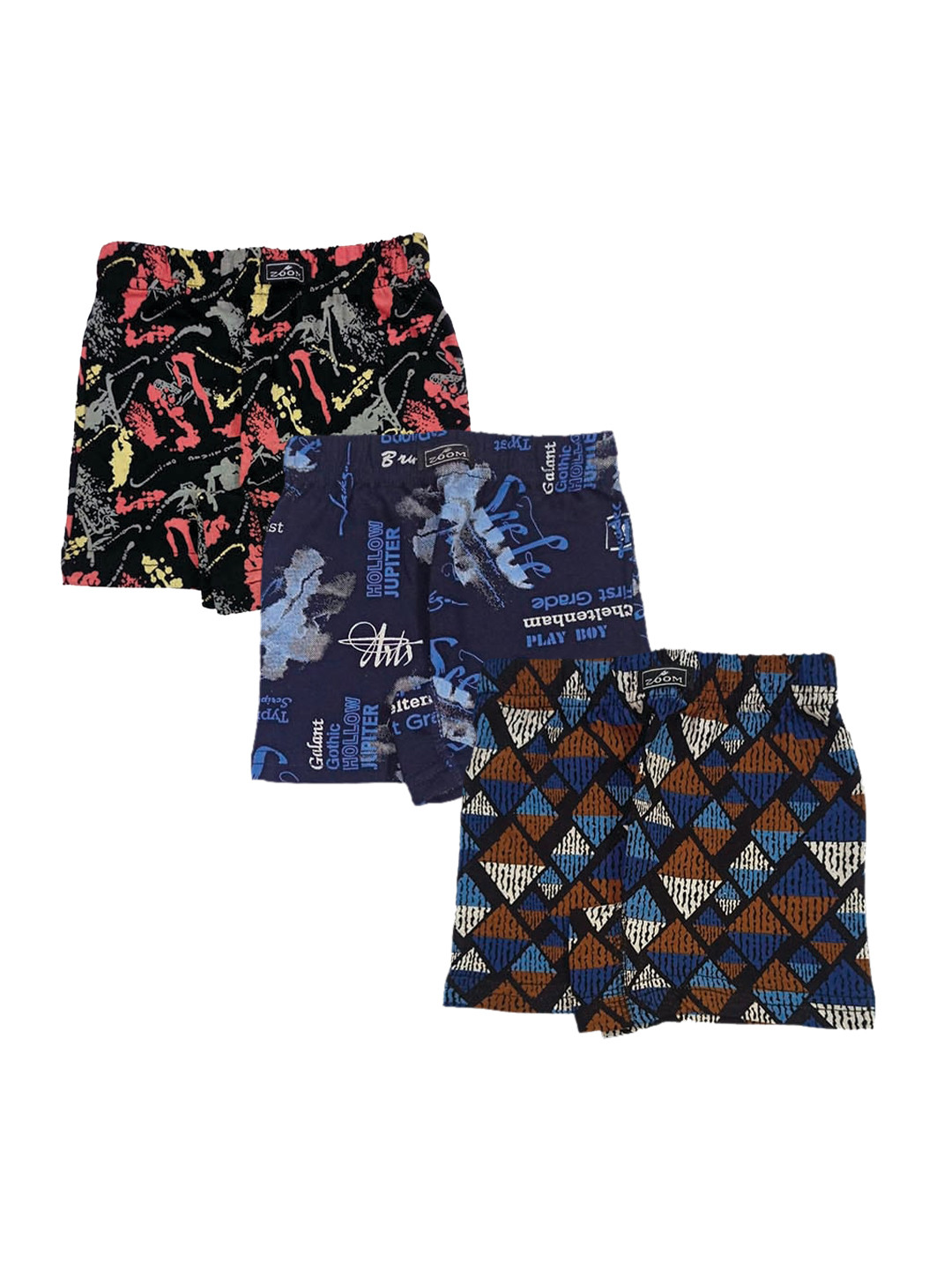Zoom Minimondo Unisex Kids Assorted Printed Running Shorts