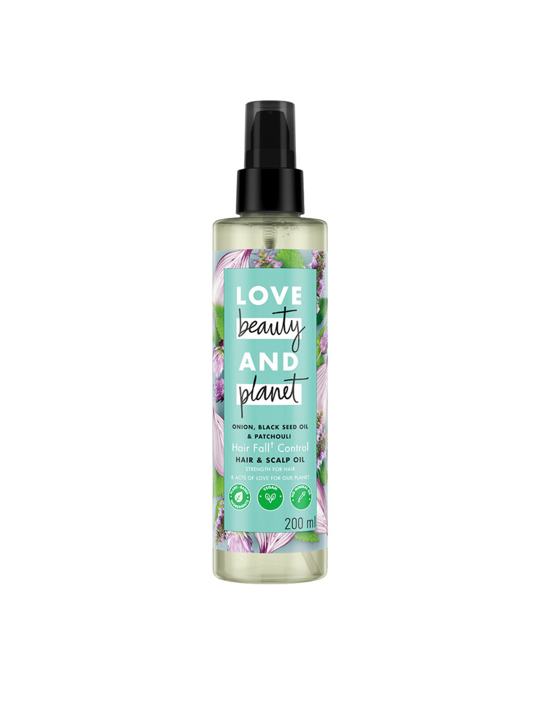 Love Beauty & Planet Anti-Hairfall Onion, Black Seed & Patchouli Hair Oil - 200ml
