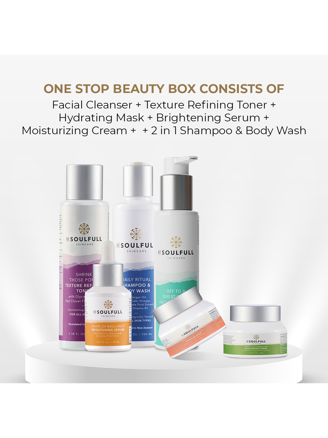 BE SOULFULL Set of 6 Beauty Box Combo