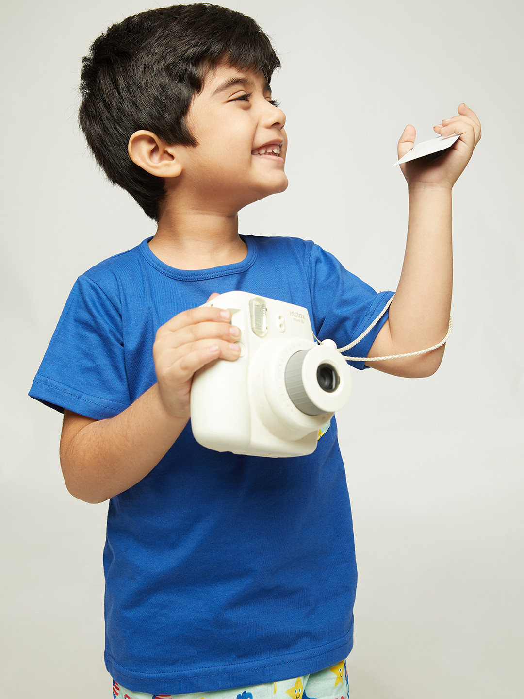 frangipani Kids Blue & Green Cotton Night Suit