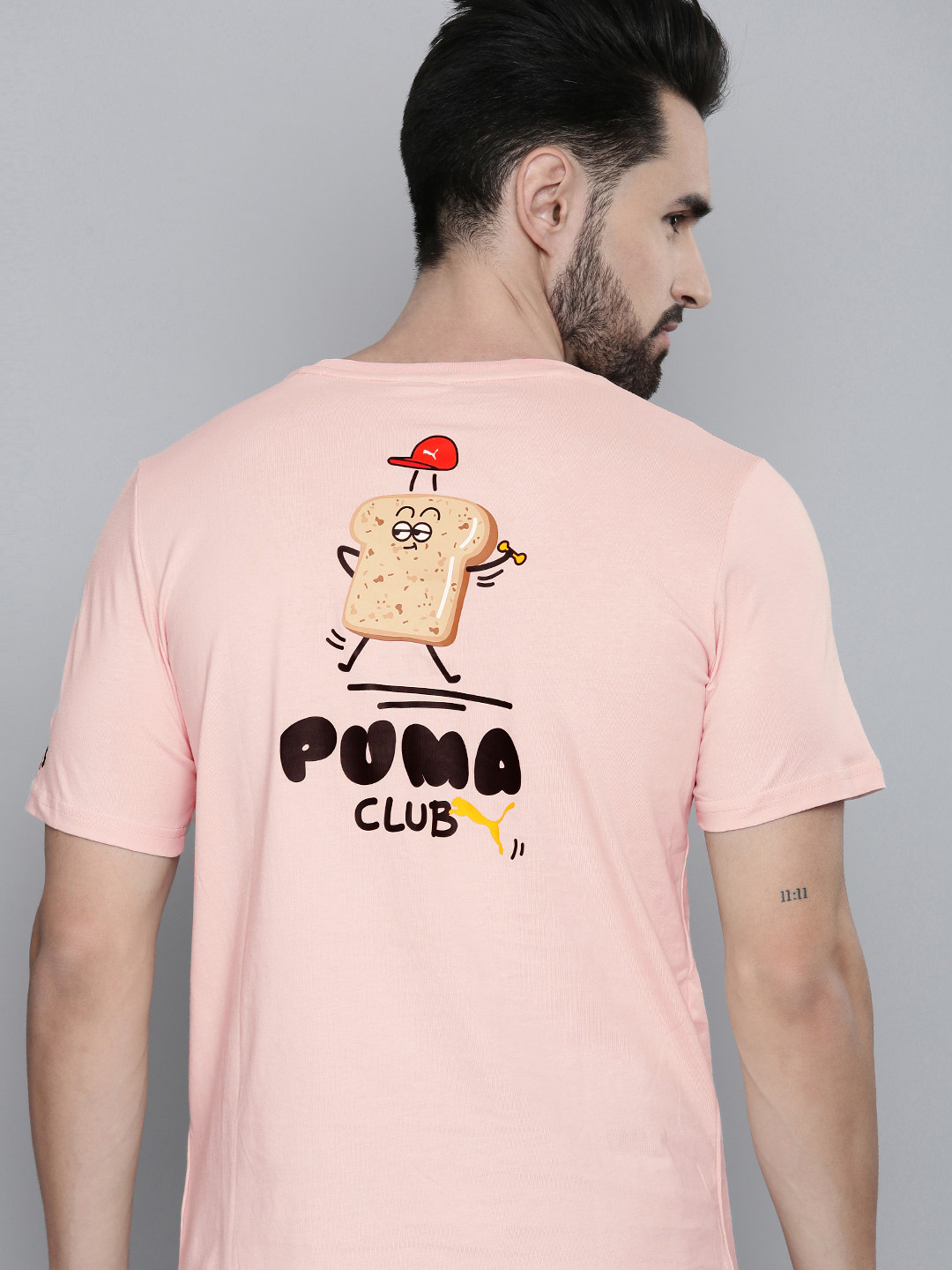 Puma Men Lotus Regular Fit Graphic Printed Casual T-shirt