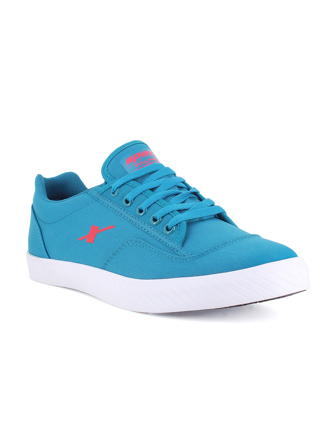 Sparx Men Blue & Red Sneakers