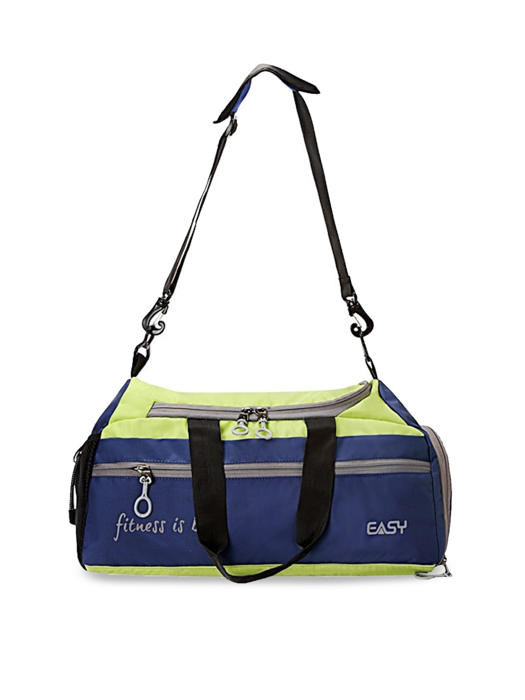 EASY  Blue & Green Duffel Bag