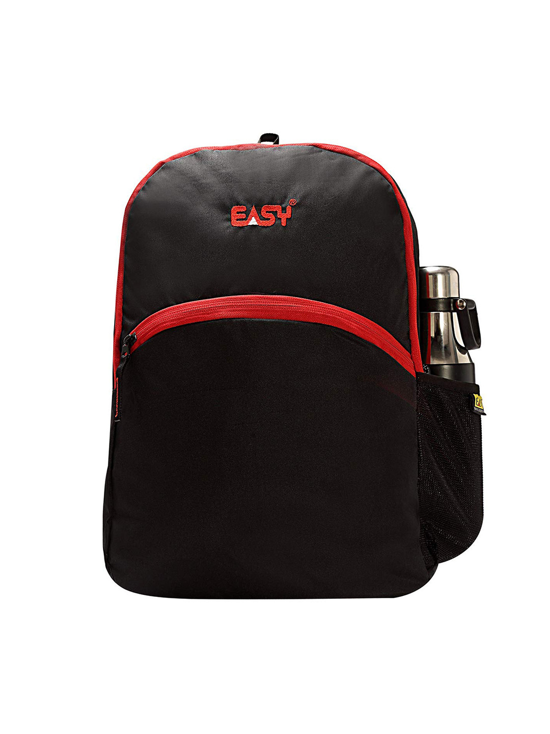 EASY Unisex Black & Red 17 Inch Laptop Backpack