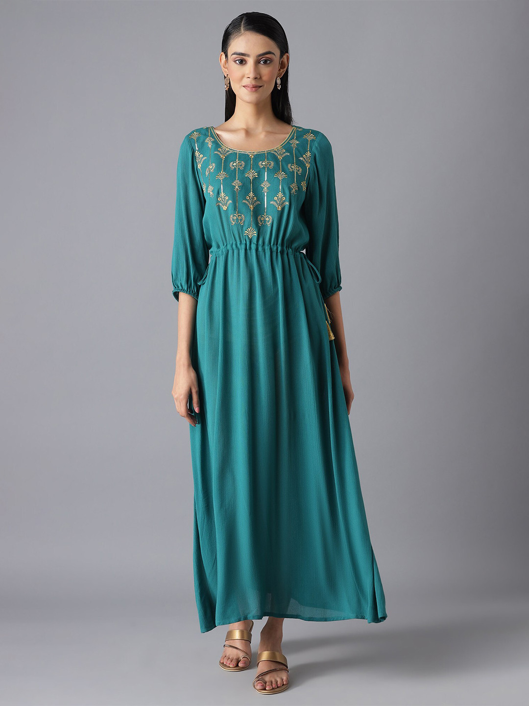 AURELIA Festive Floral Print Dress