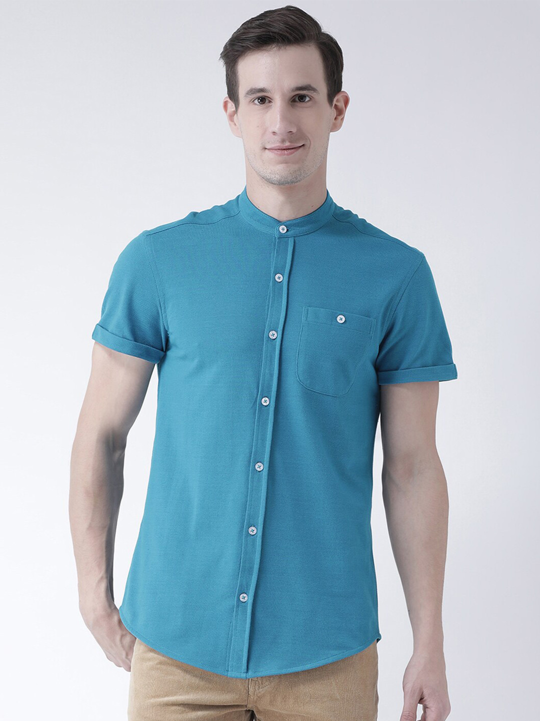 Club York Men Blue Casual Shirt