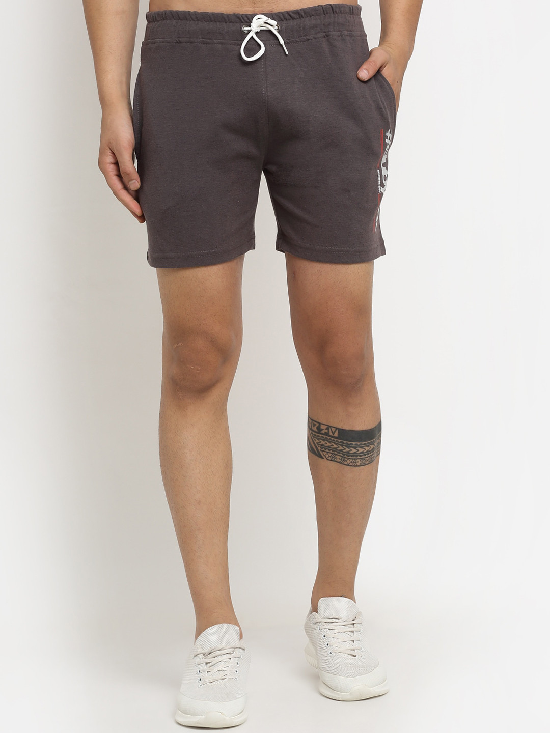 Club York Men Grey Shorts