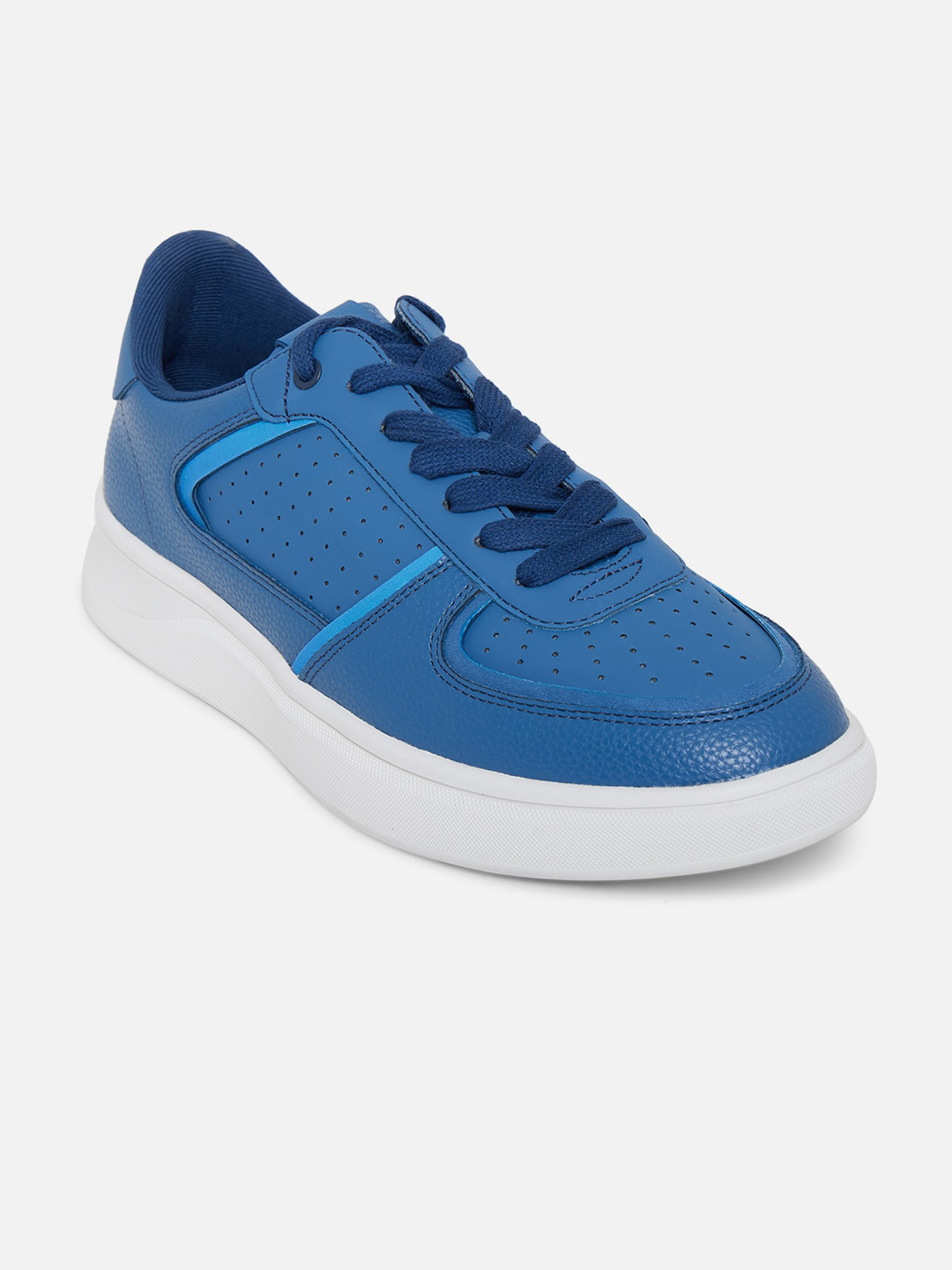 ALDO Men Blue Perforations Sneakers