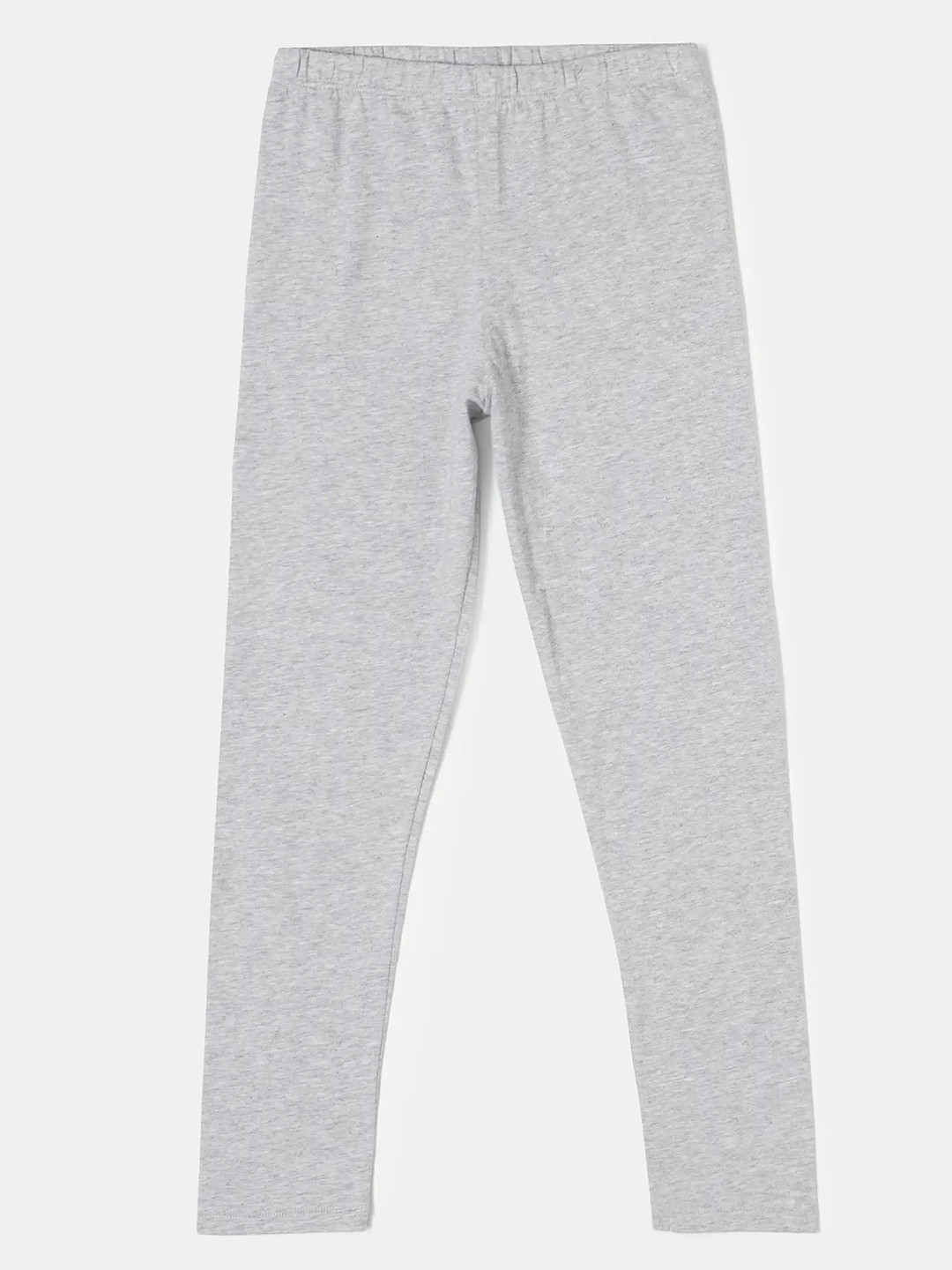 Jockey Girls Super Combed Cotton Elastane Stretch Solid Slim Fit Leggings-UG08