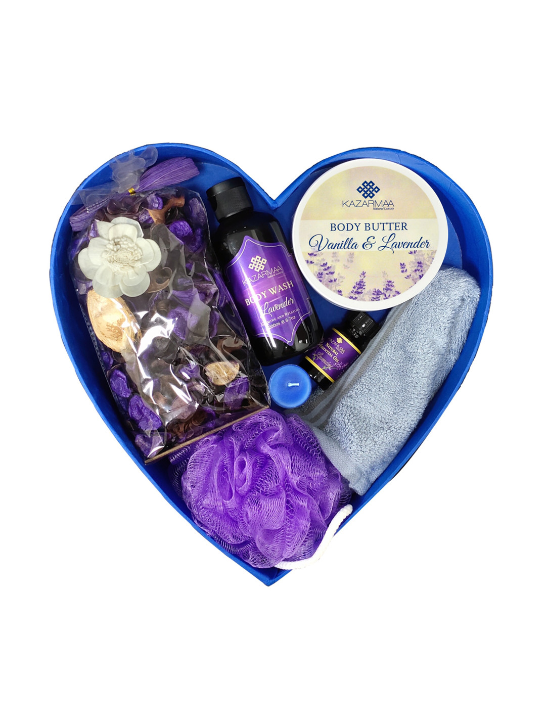 KAZARMAA Lavender Love Bath & Body Gift Hamper Set