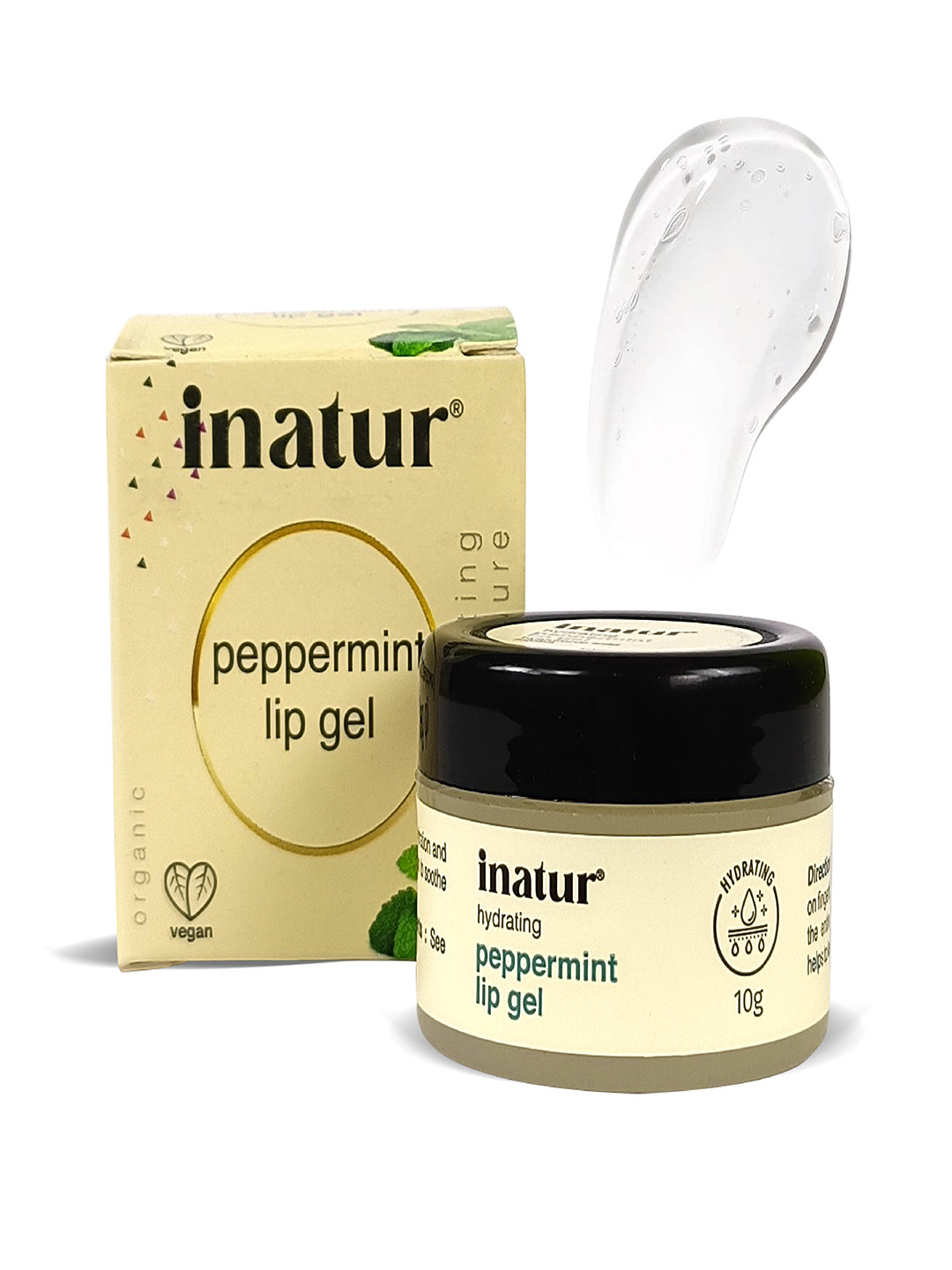 Inatur Peppermint Lip Gel with Apricot & Olive Oil 10 g