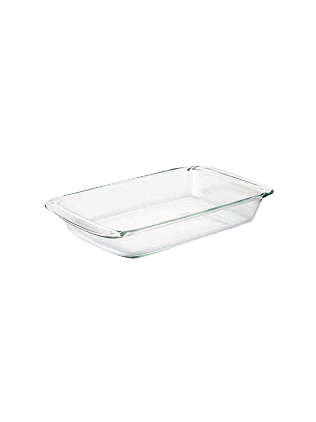 Femora Transparent Borosilicate Glass Baking Loaf Pan Dish 1L