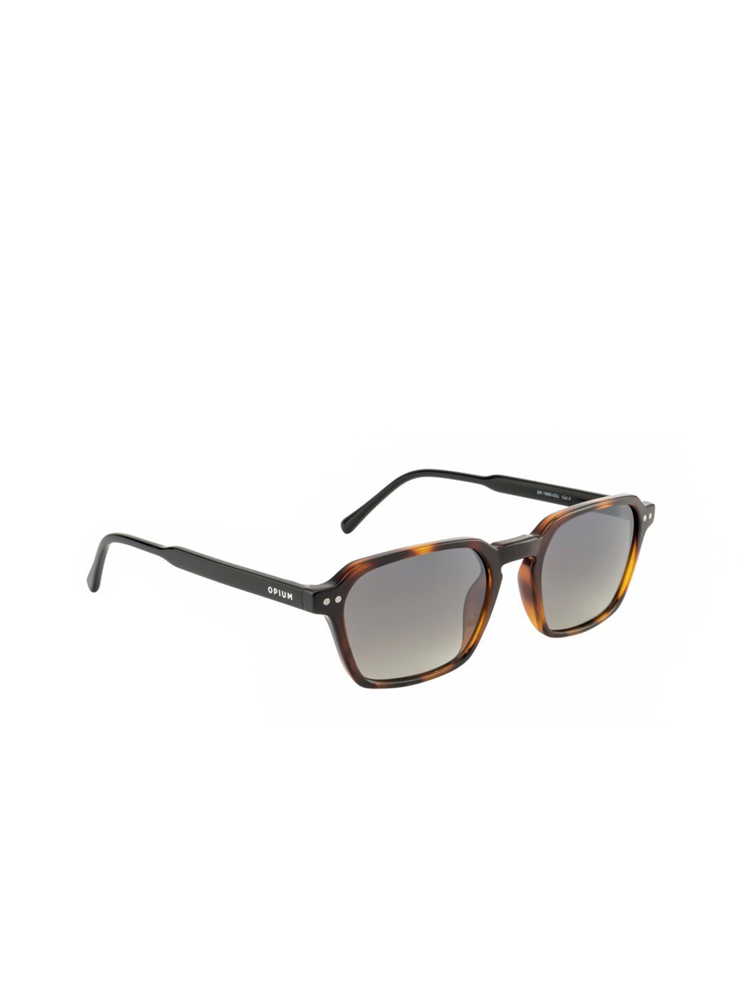 OPIUM Men Green Rectangle Sunglasses
