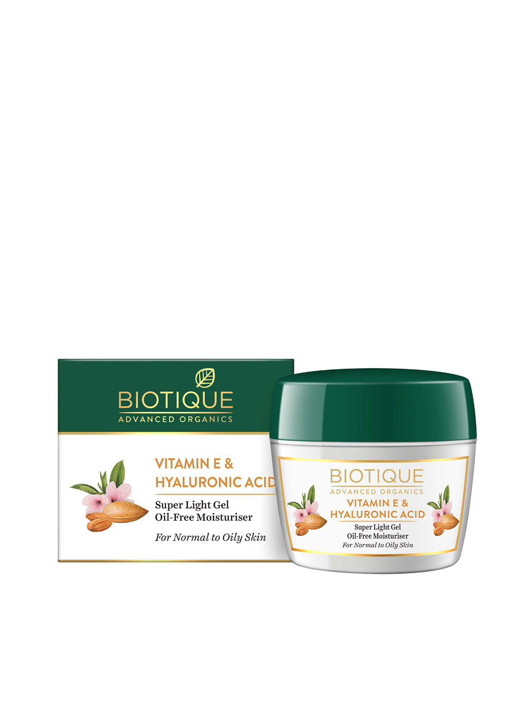 Biotique Advanced Organics Vitamin E & Hyaluronic Acid Super Light Gel Moisturiser - 175g