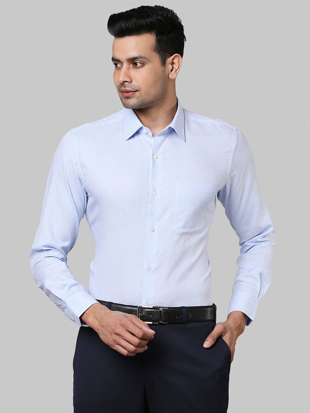 Raymond Men Blue Formal Shirt