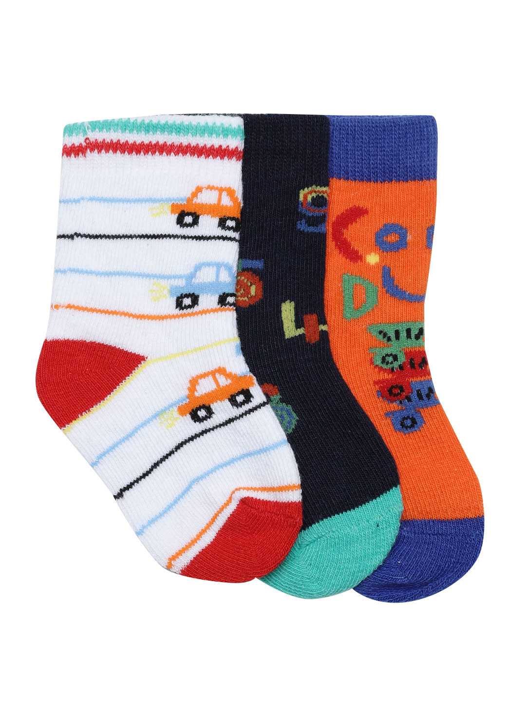 mothercare Boys Pack of 3 Patterned Socks
