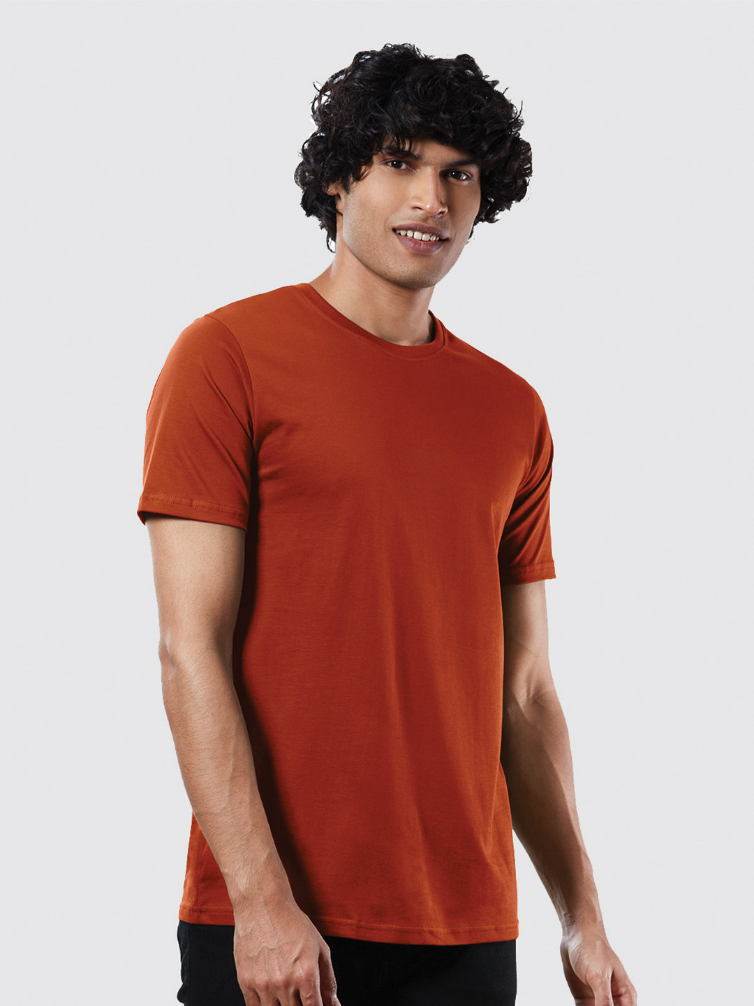 The Souled Store Men Brown T-shirt