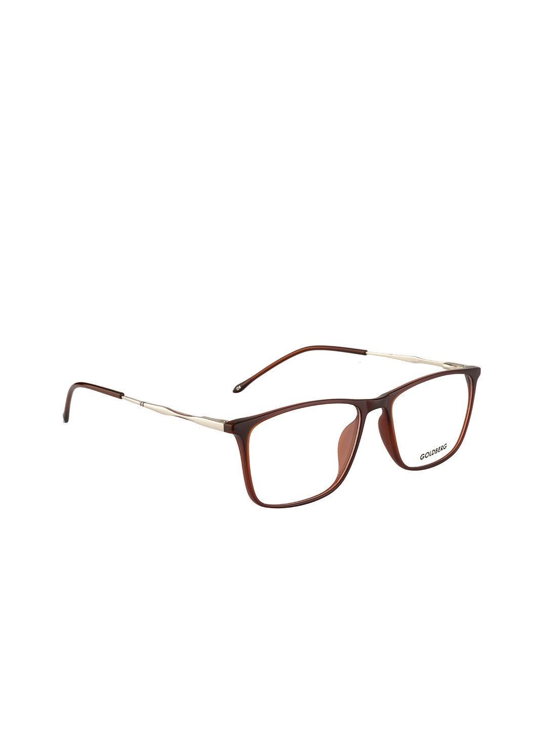 Gold Berg Brown Full Rim Wayfarer FrameFrames Eyeglasses