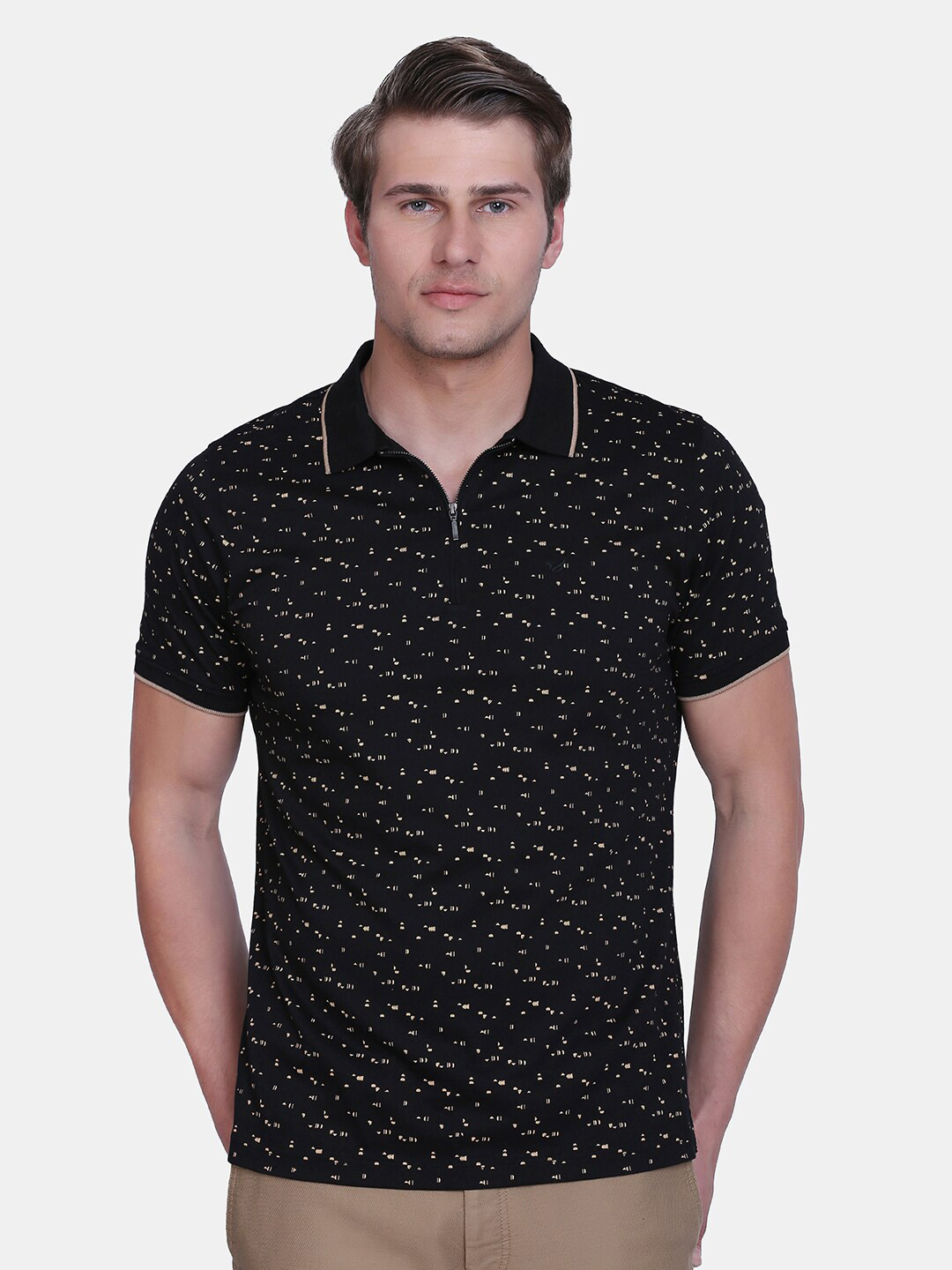 Blackberrys Men Mercerized Polo Slim Fit Tshirt