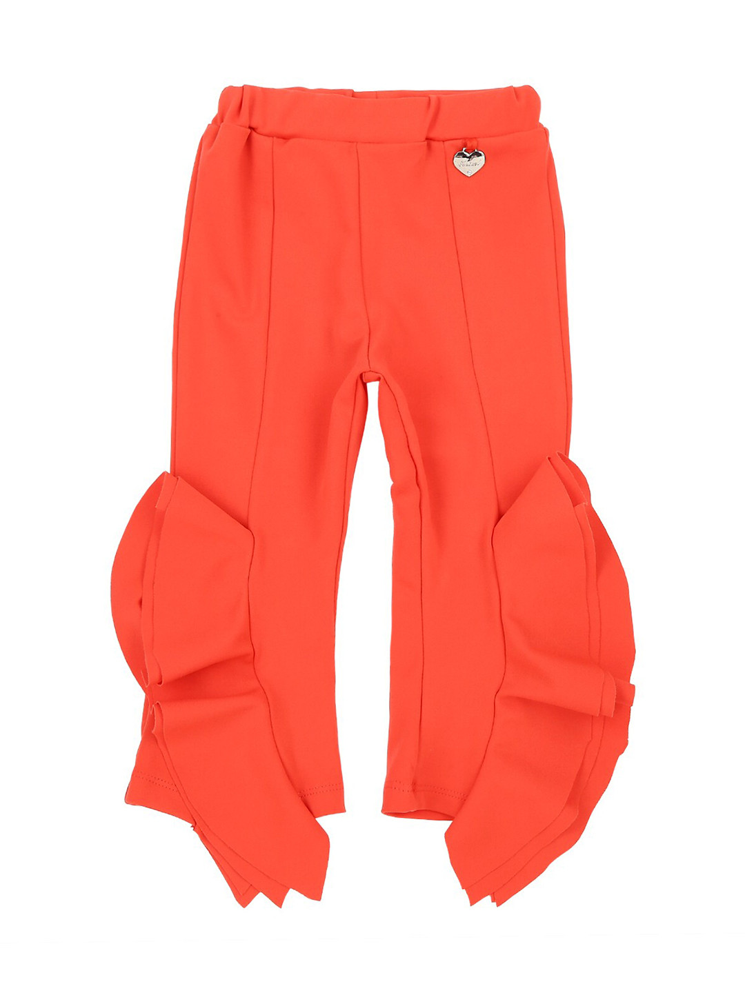 Actuel Girls Coral Solid Regular Fit Capris