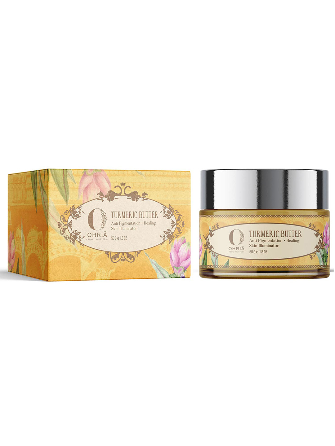 OHRIA AYURVEDA Turmeric Butter Anti Pigmentation, Healing & Skin Illuminator - 50g