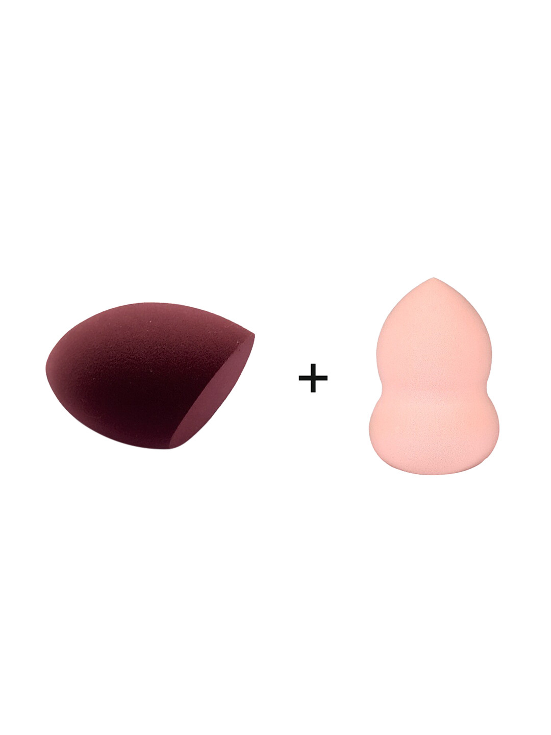 Plush World Set of 2 Beauty Blenders - Burgundy & Pink