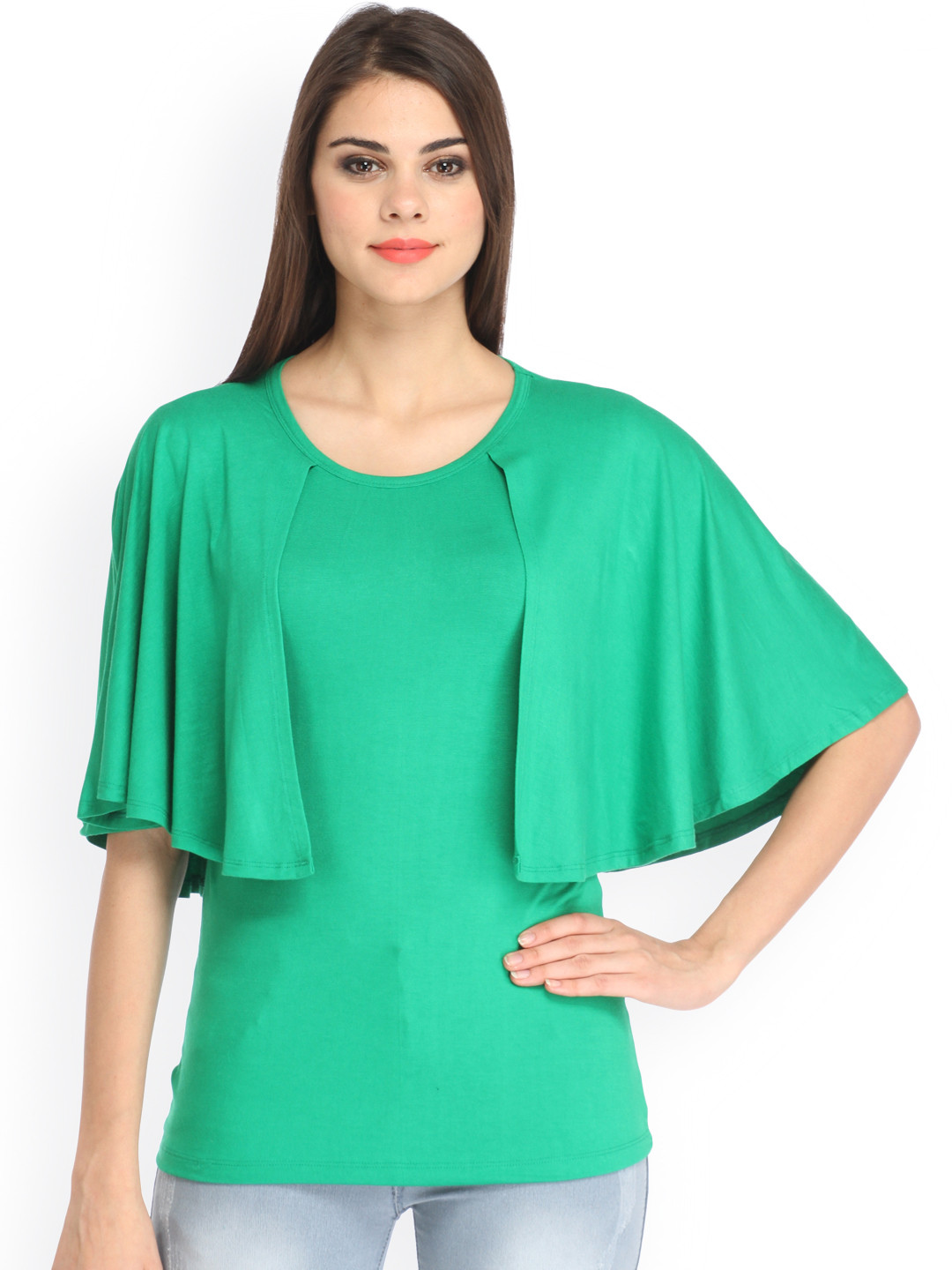 Cation Green Cape Top
