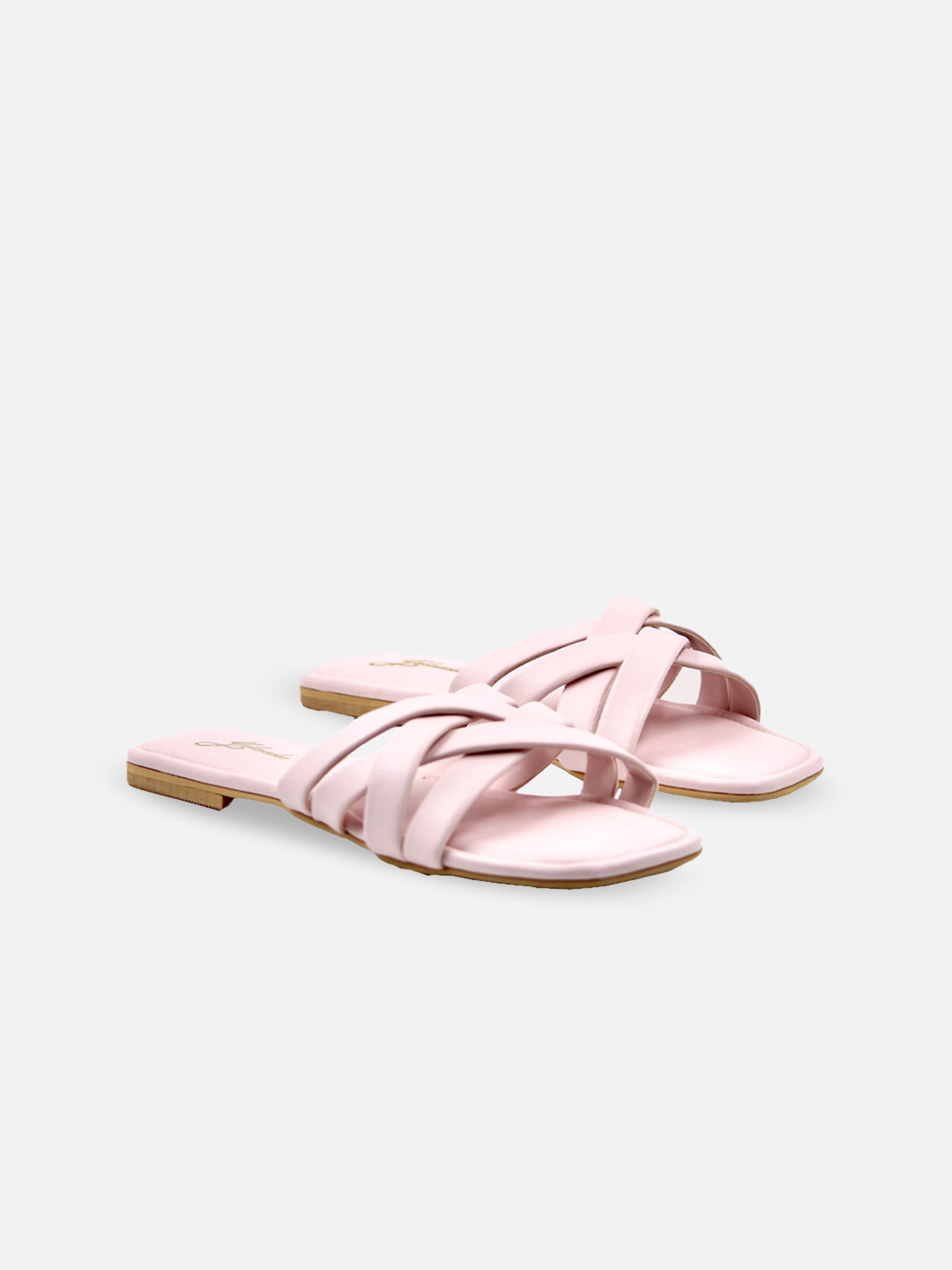 yellowsoles Women Pink Open Toe Flats