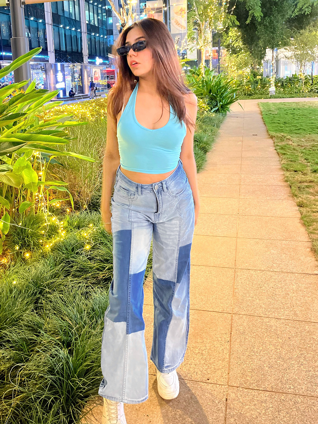 Tokyo Talkies Women Blue Cotton Jeans