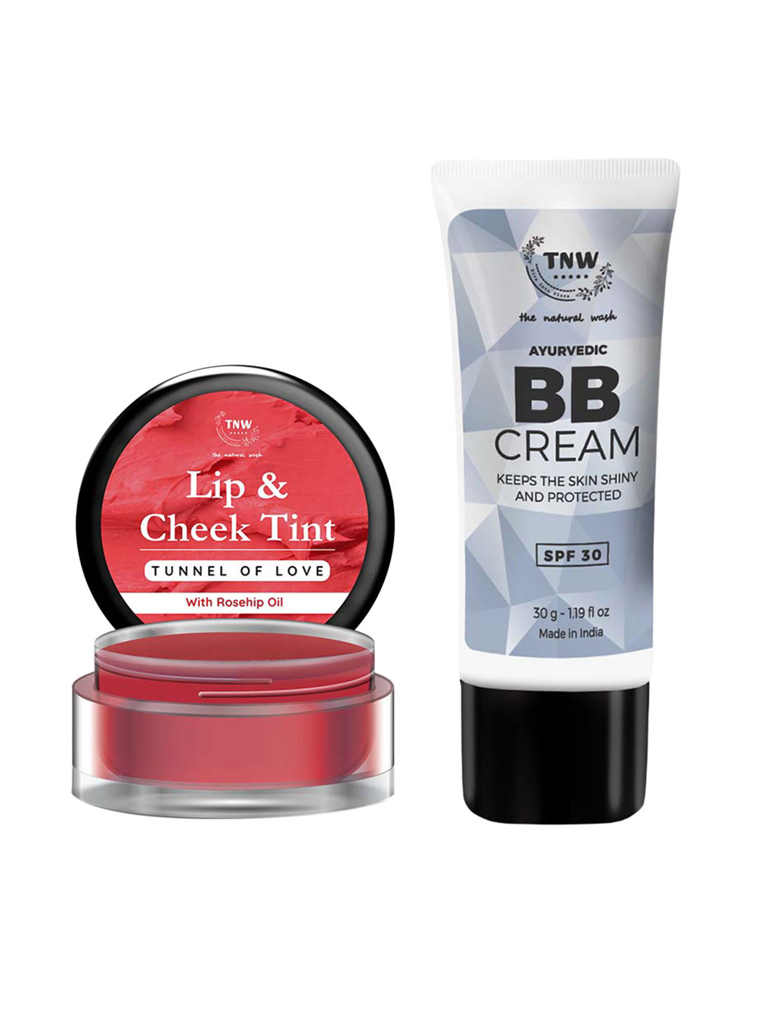 TNW the natural wash BB Cream - Light with Tunnel Of Love Lip & Cheek Tint
