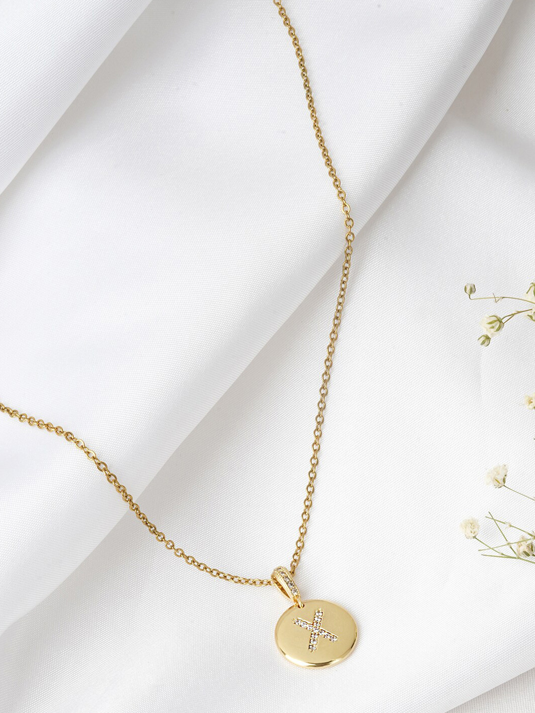 JOKER & WITCH Gold-Toned Alphabet X Gold-Plated Necklace