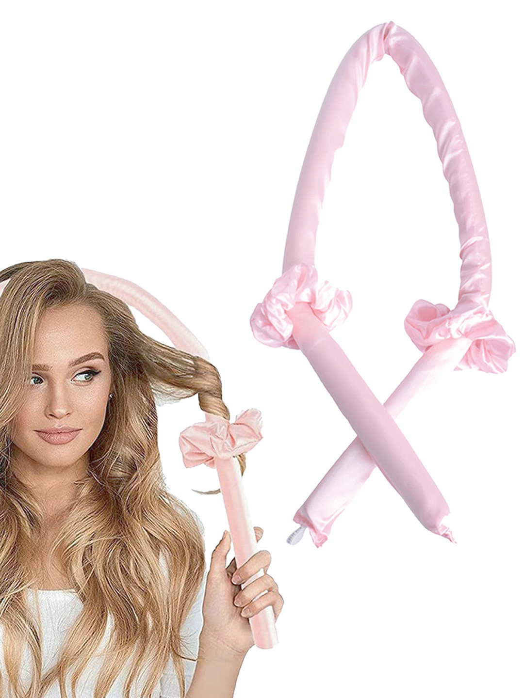 GUBB Heat Free Hair Curler with Scrunchies for Effortless Curls and No Heat Damage