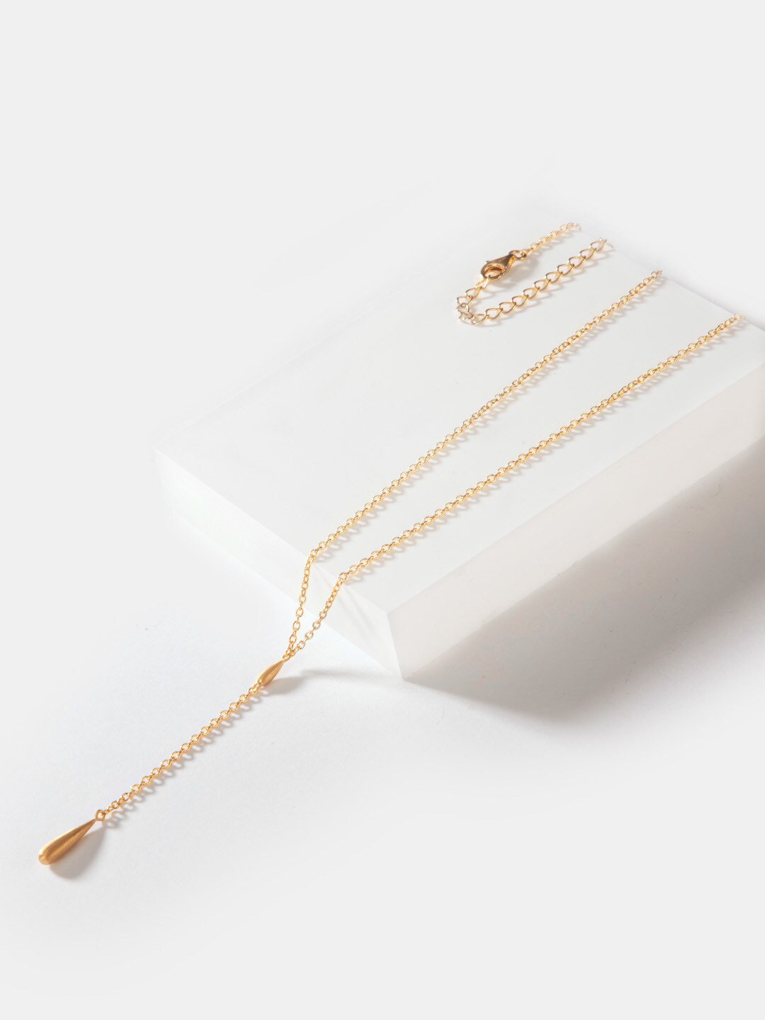 Shaya by CaratLane Gold-Toned Sterling Silver Gold-Plated Necklace