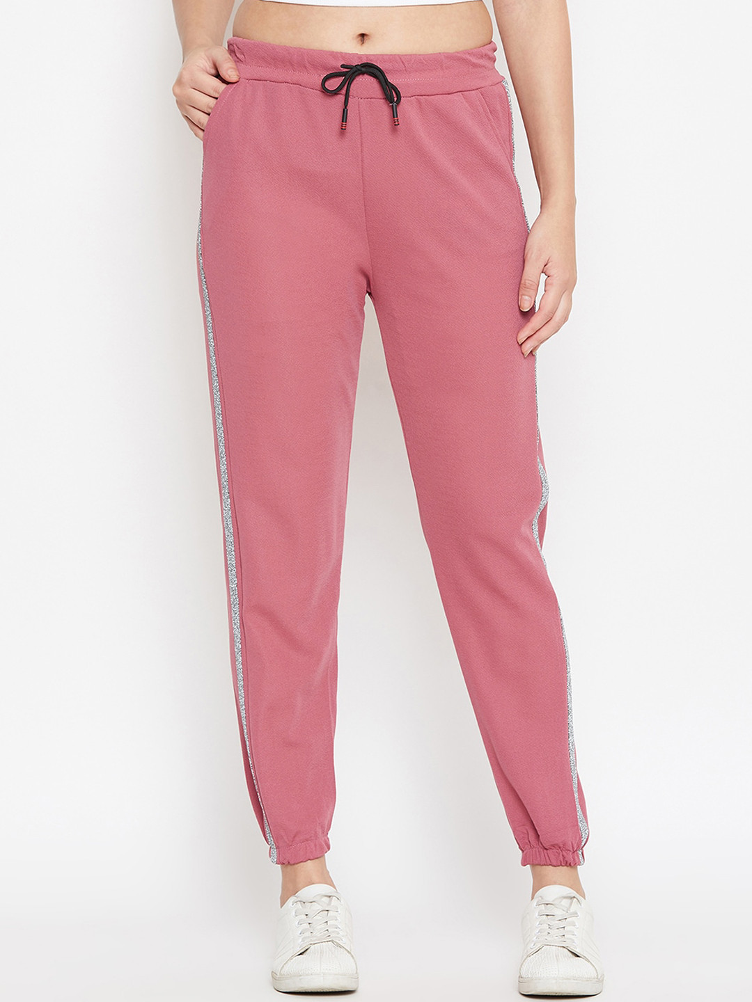 Camey Women Pink Solid Harem Pants
