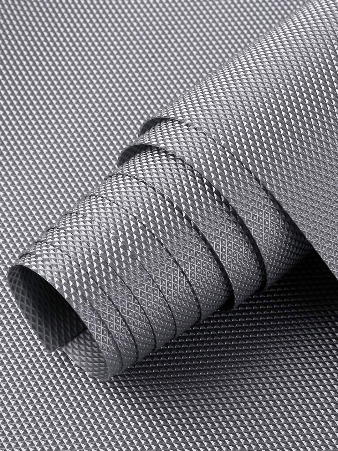 DREAM WEAVERZ Grey Textured 5M Water Resistant Anti-Slip Drawer & Shelf Liner