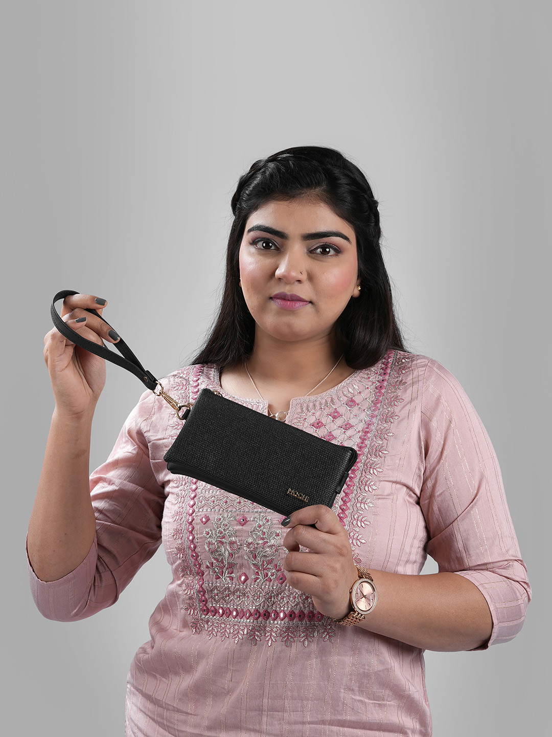Mochi Black Purse Clutch