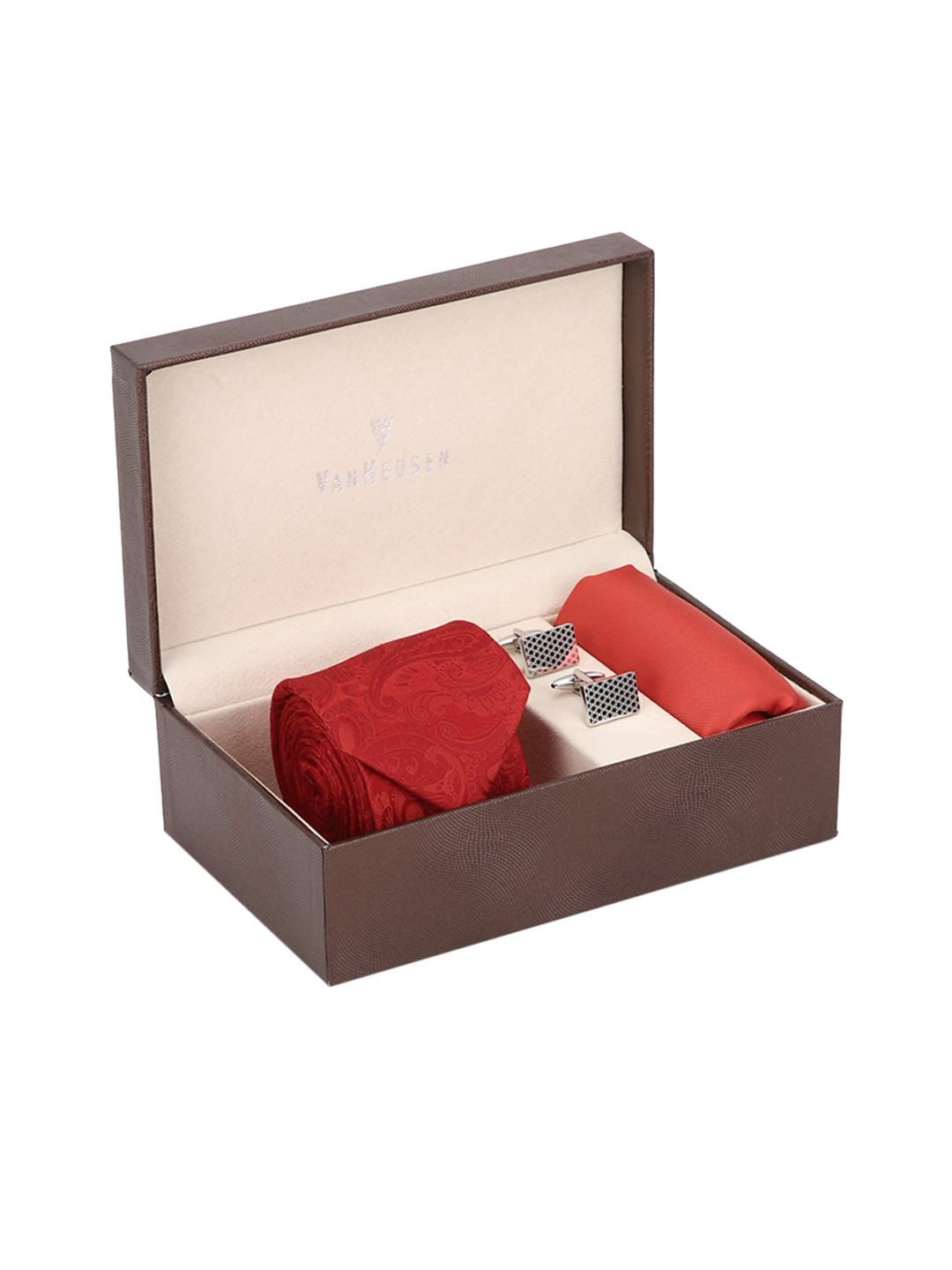 Van Heusen Men Red Accessory Gift Set