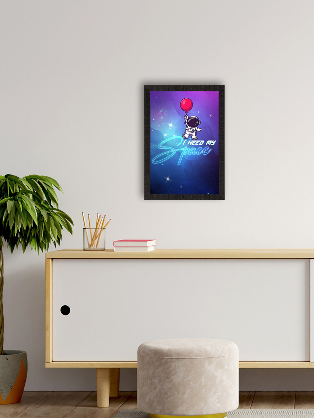 eCraftIndia Quotes Multi Wall Living Room Rectangle Paintings Wall Art -13.78 x 9.84In