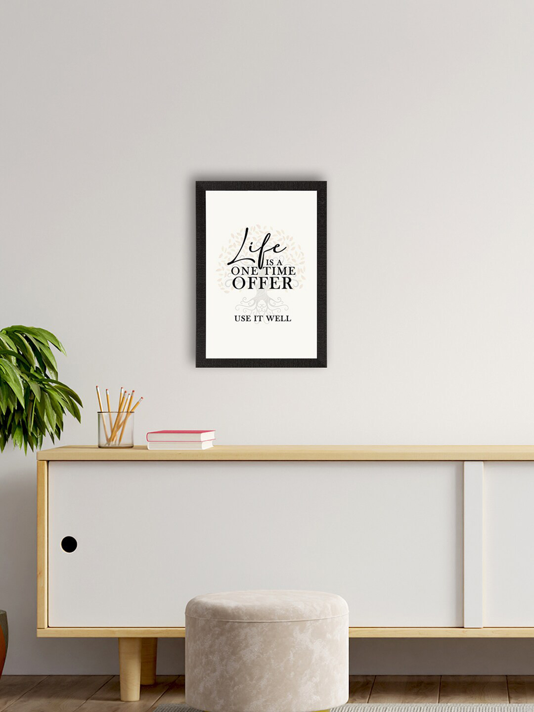 eCraftIndia Printed Paper Rectangle Paintings Wall Art-13.8 x 0.8 x 9.8In