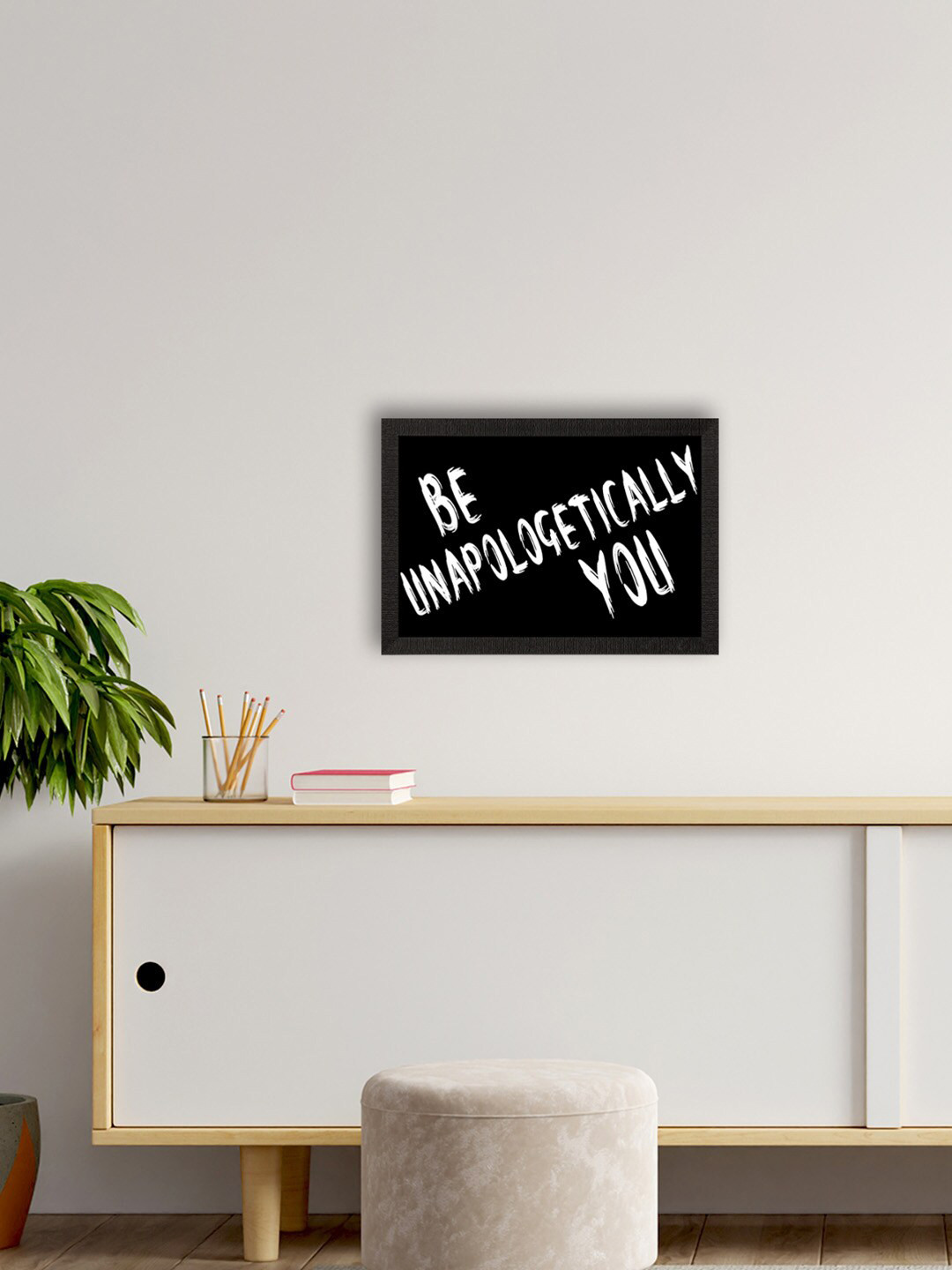 eCraftIndia Texture UV Art Wooden Rectangle Paintings Wall Art-10 x 14In