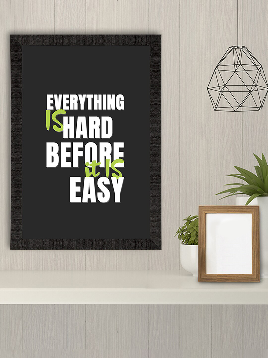 eCraftIndia Black & White Printed Satin Matt Texture UV Art Painting