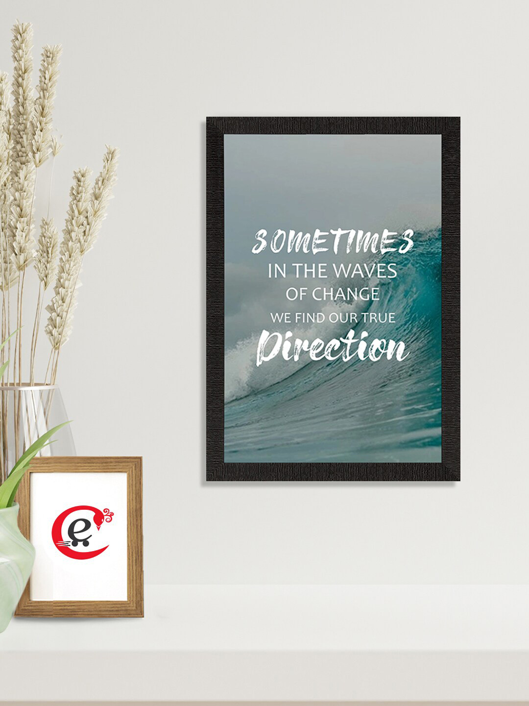 eCraftIndia Motivational Paper Wall Rectangle Paintings Wall Art - 35.5 x 25.4In