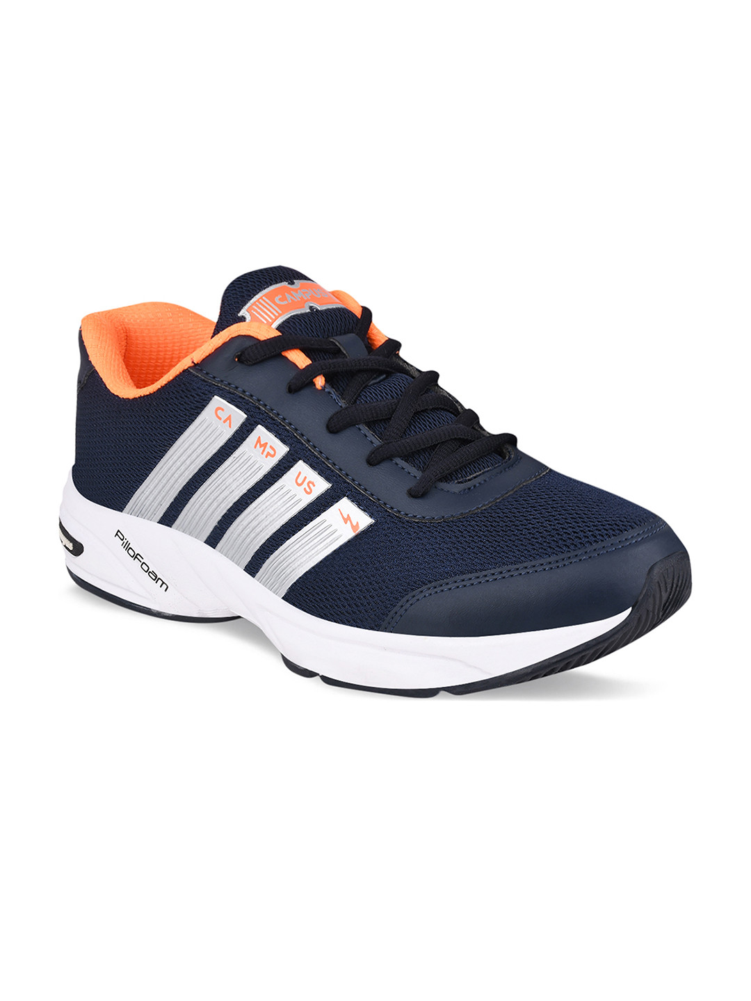 Campus Men BULL PRO Navy Blue Mesh Running Shoes