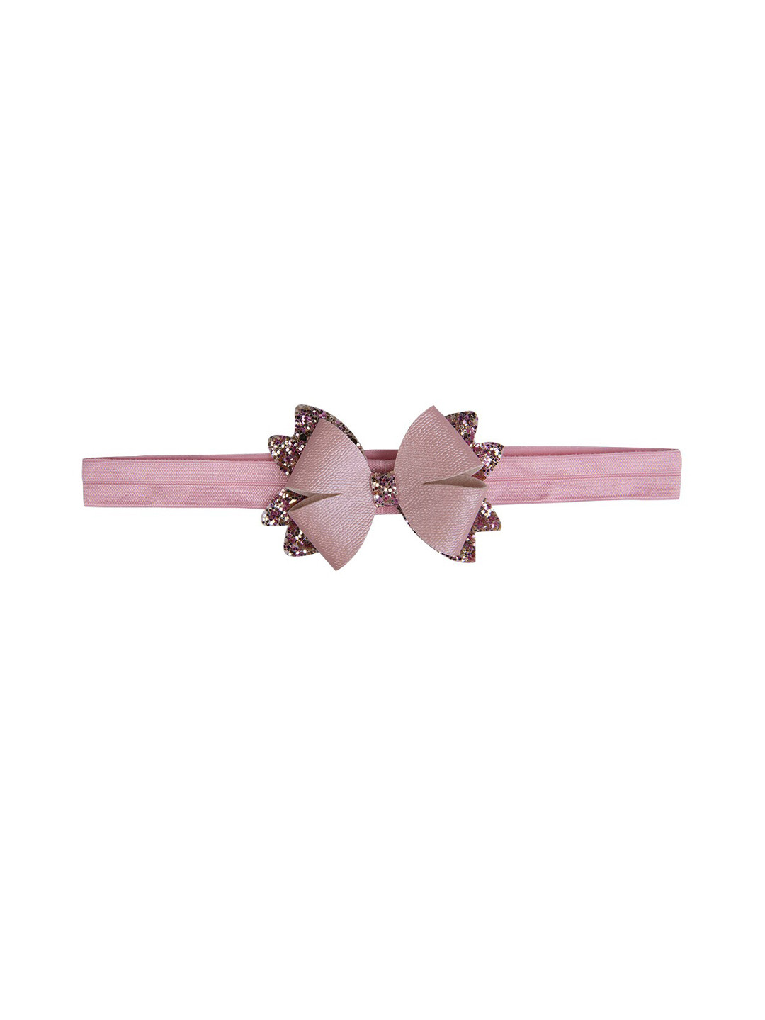 Aye Candy Girls Pink Fold Bow Headband