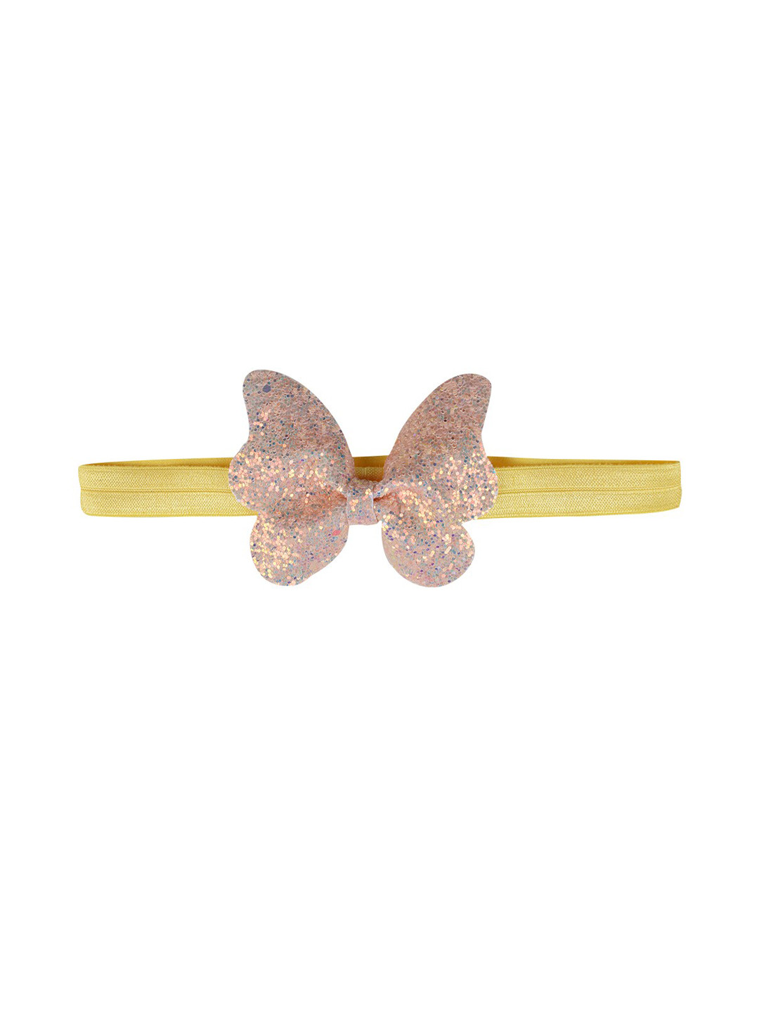 Aye Candy Girls Yellow & Peach-Coloured Embellished Chill Wrap Headband