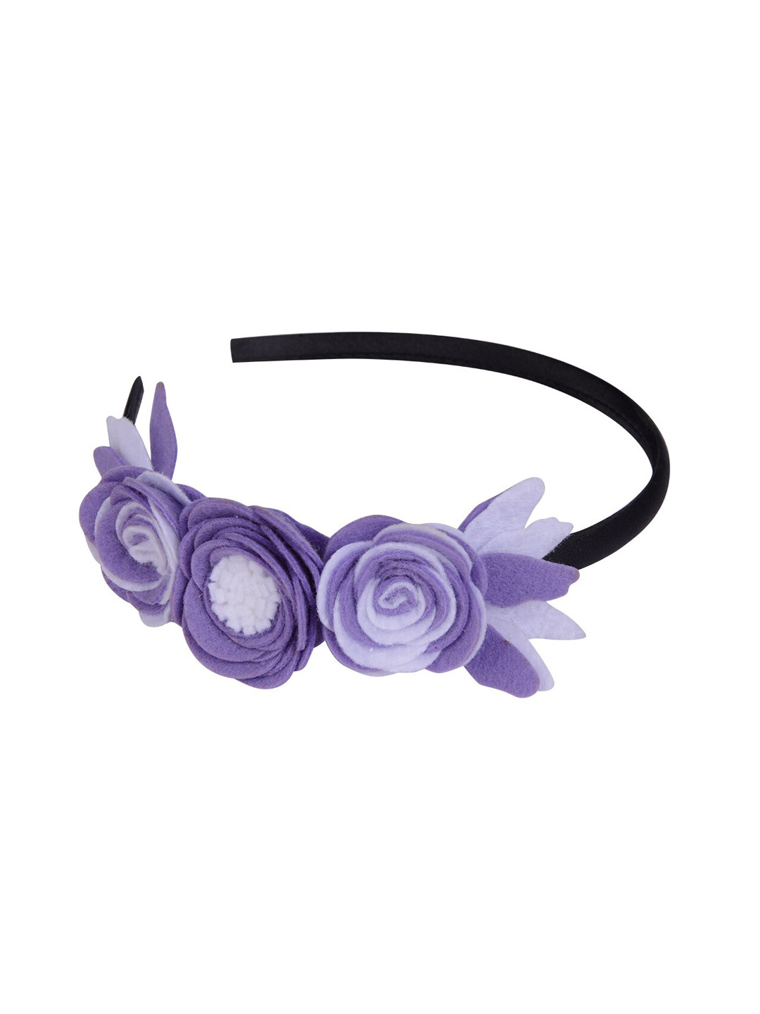 Aye Candy Girls Purple Floral Tiara Hair band