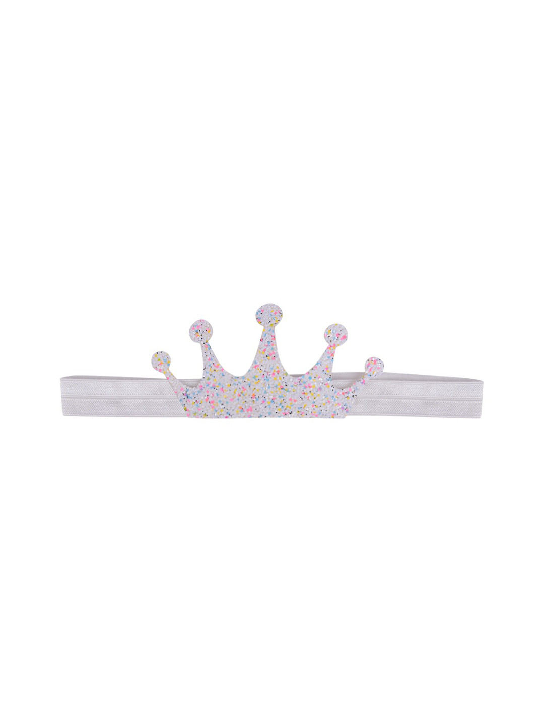 Aye Candy Girls White Glitter Tiara Hairband