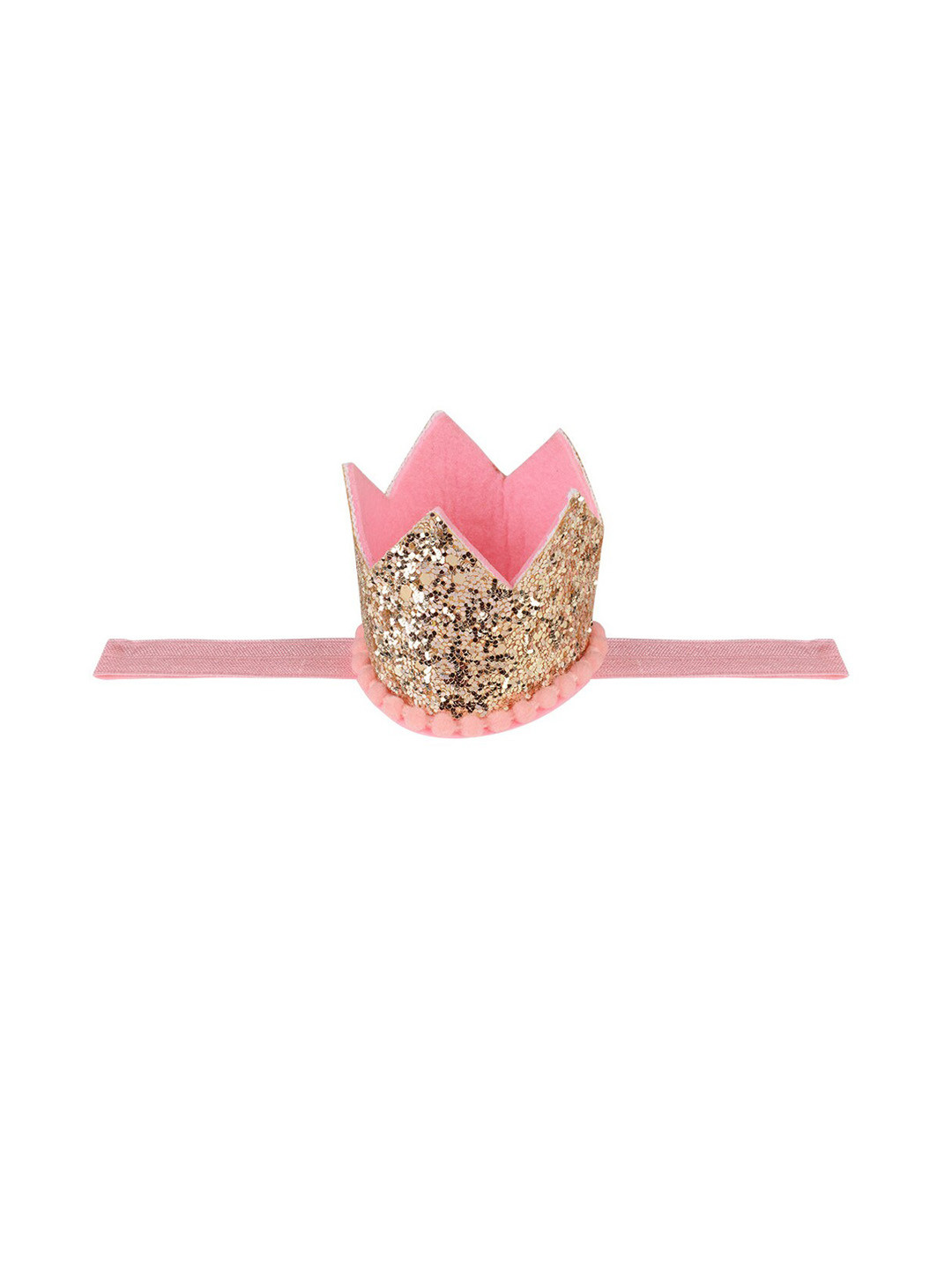 Aye Candy Girls Pink & Gold-Coloured Embellished Headband