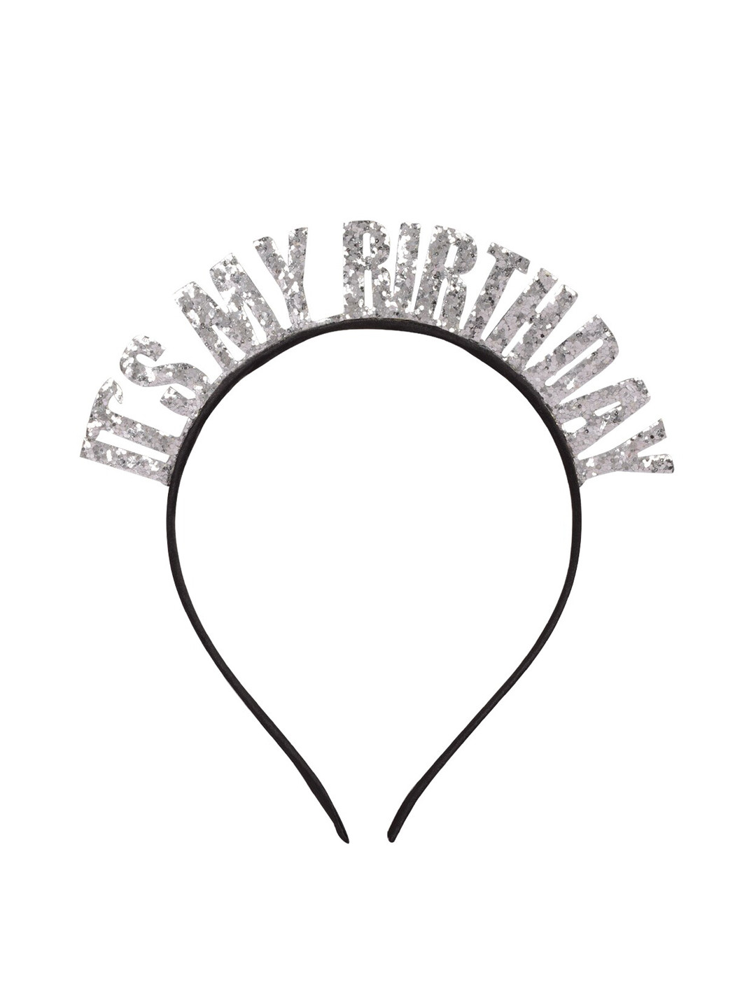 Aye Candy Girls Silver-Toned Birthday Hairband