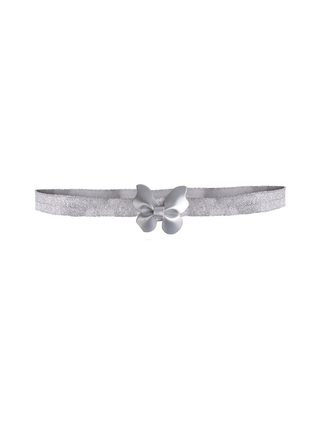 Aye Candy Girls Silver Embellished Small Butterfly Chill Wrap Headband